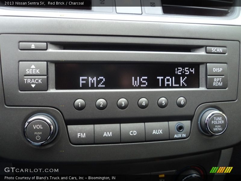 Red Brick / Charcoal 2013 Nissan Sentra SV