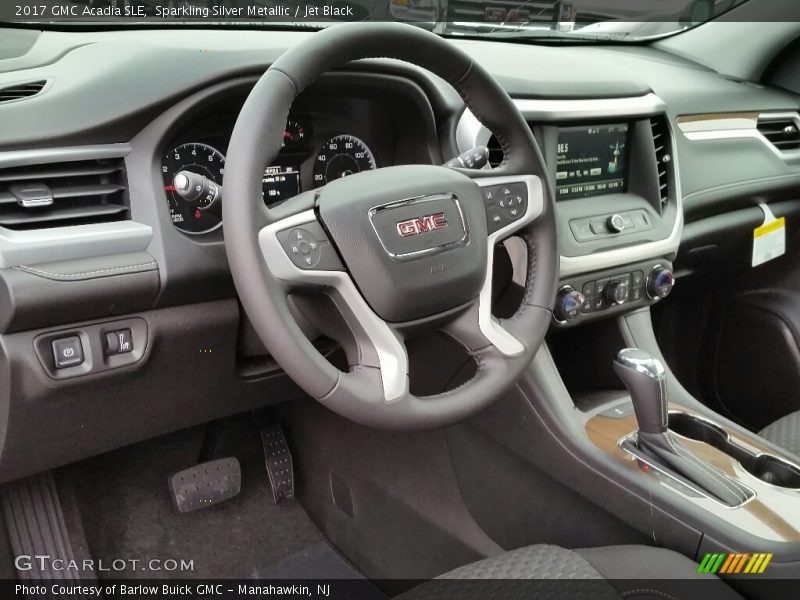 Sparkling Silver Metallic / Jet Black 2017 GMC Acadia SLE
