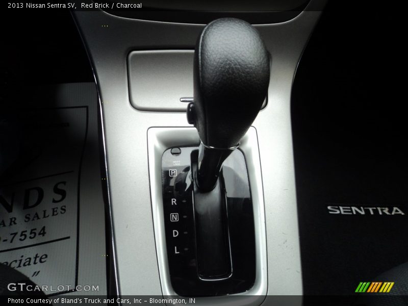 Red Brick / Charcoal 2013 Nissan Sentra SV