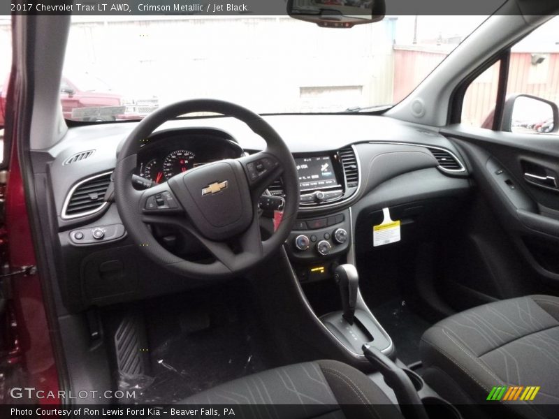 Crimson Metallic / Jet Black 2017 Chevrolet Trax LT AWD