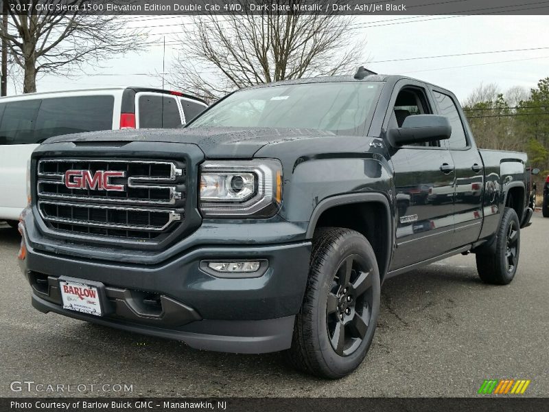 Dark Slate Metallic / Dark Ash/Jet Black 2017 GMC Sierra 1500 Elevation Edition Double Cab 4WD