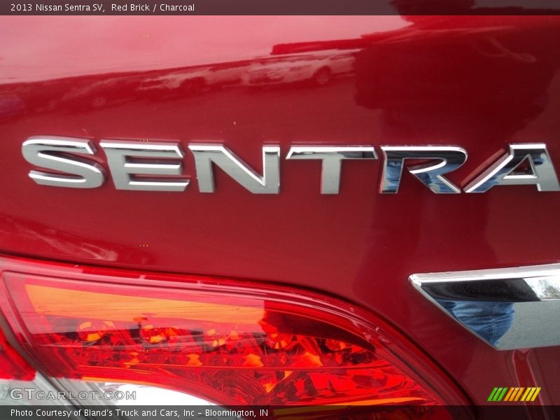 Red Brick / Charcoal 2013 Nissan Sentra SV