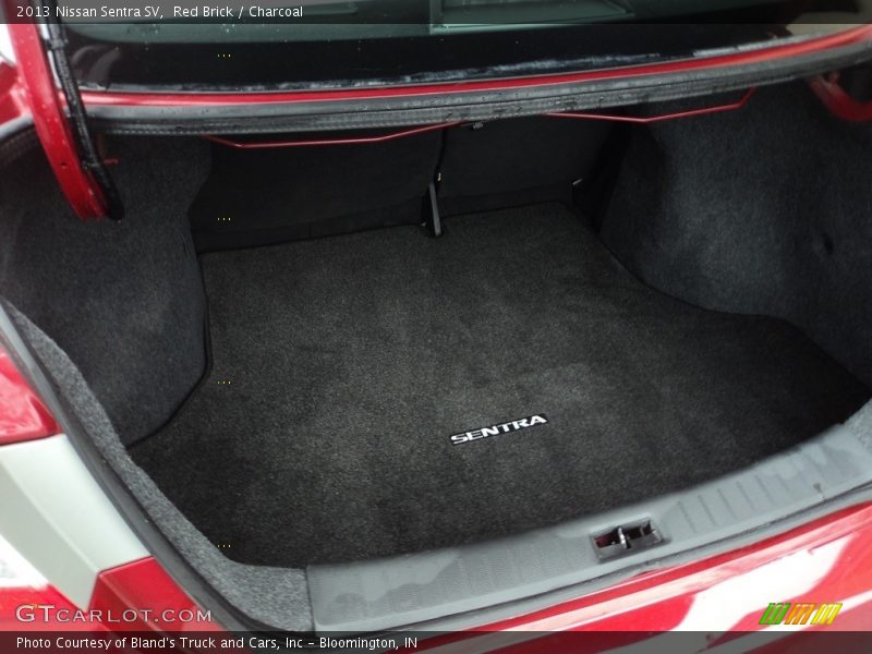 Red Brick / Charcoal 2013 Nissan Sentra SV
