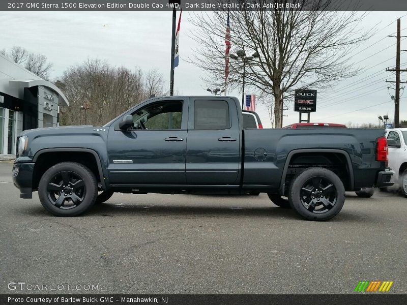 Dark Slate Metallic / Dark Ash/Jet Black 2017 GMC Sierra 1500 Elevation Edition Double Cab 4WD