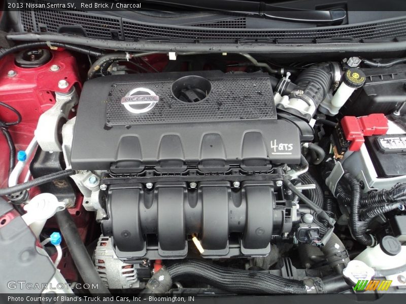 Red Brick / Charcoal 2013 Nissan Sentra SV