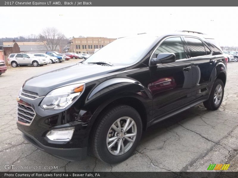 Black / Jet Black 2017 Chevrolet Equinox LT AWD