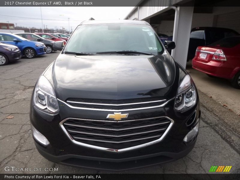 Black / Jet Black 2017 Chevrolet Equinox LT AWD