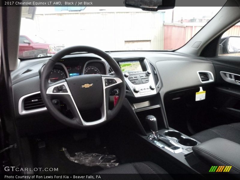 Black / Jet Black 2017 Chevrolet Equinox LT AWD