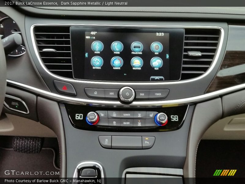 Dark Sapphire Metallic / Light Neutral 2017 Buick LaCrosse Essence
