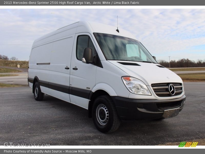 Arctic White / Lima Black Fabric 2013 Mercedes-Benz Sprinter 2500 High Roof Cargo Van