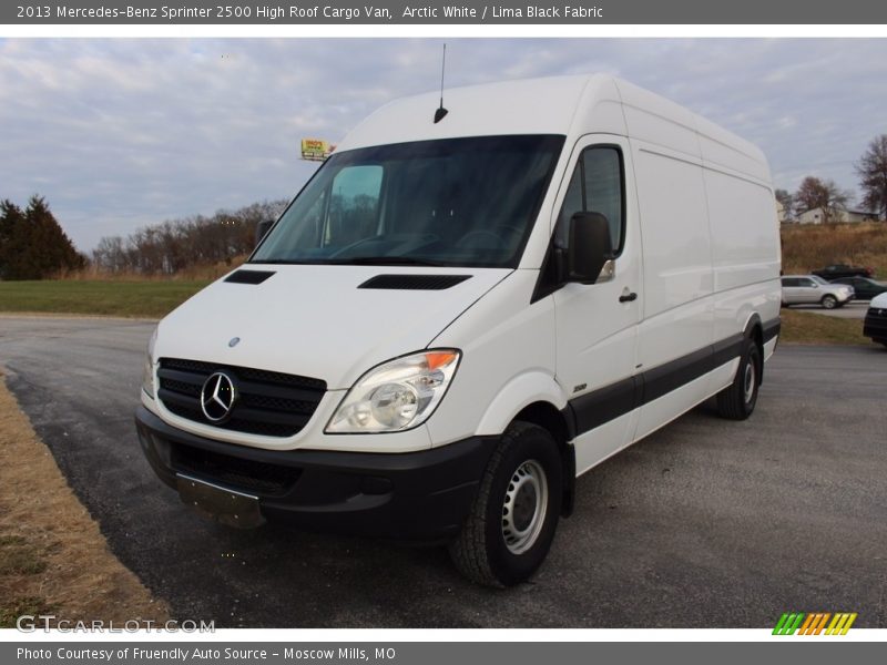 Arctic White / Lima Black Fabric 2013 Mercedes-Benz Sprinter 2500 High Roof Cargo Van