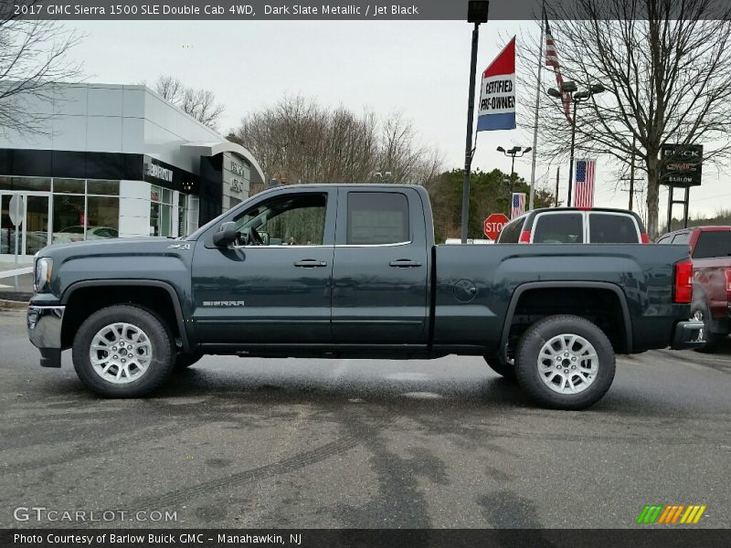  2017 Sierra 1500 SLE Double Cab 4WD Dark Slate Metallic