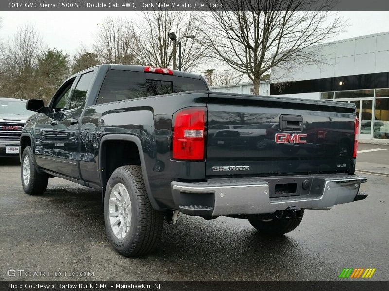 Dark Slate Metallic / Jet Black 2017 GMC Sierra 1500 SLE Double Cab 4WD