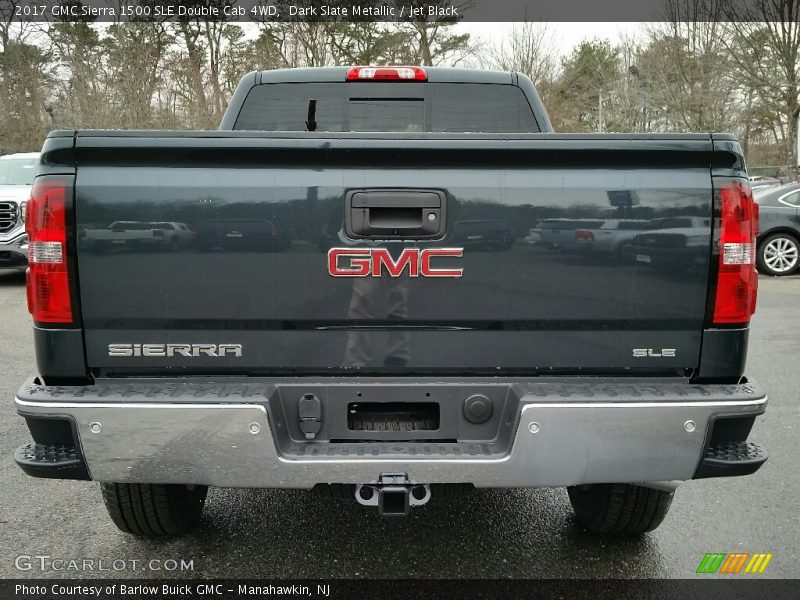 Dark Slate Metallic / Jet Black 2017 GMC Sierra 1500 SLE Double Cab 4WD