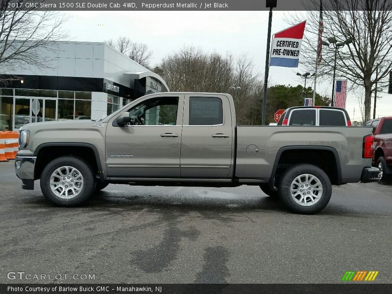  2017 Sierra 1500 SLE Double Cab 4WD Pepperdust Metallic