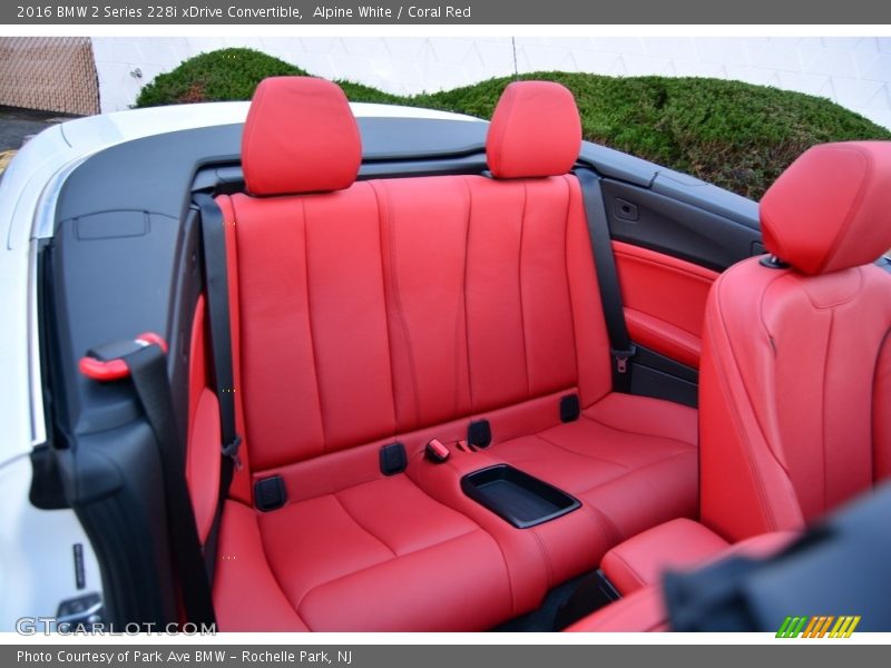 Rear Seat of 2016 2 Series 228i xDrive Convertible