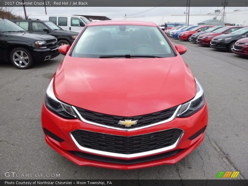 Red Hot / Jet Black 2017 Chevrolet Cruze LT