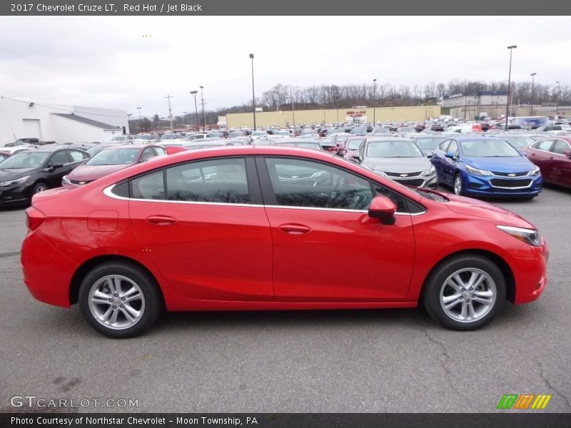 Red Hot / Jet Black 2017 Chevrolet Cruze LT