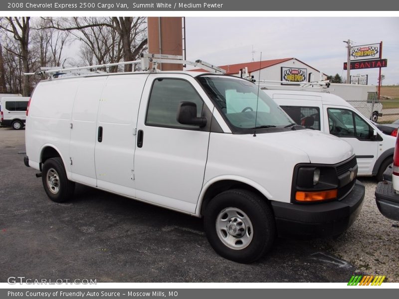 Summit White / Medium Pewter 2008 Chevrolet Express 2500 Cargo Van