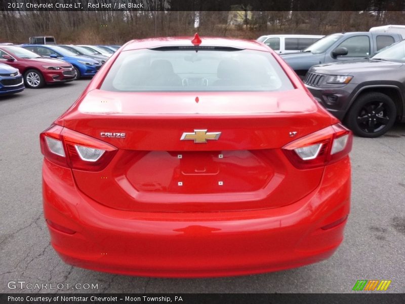 Red Hot / Jet Black 2017 Chevrolet Cruze LT