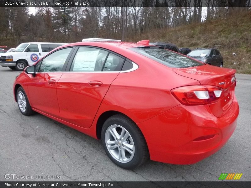 Red Hot / Jet Black 2017 Chevrolet Cruze LT