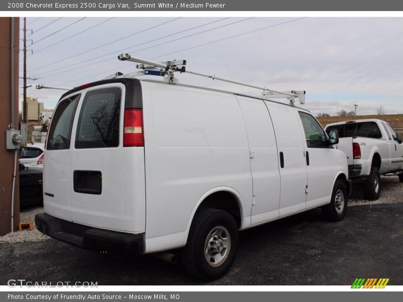 Summit White / Medium Pewter 2008 Chevrolet Express 2500 Cargo Van