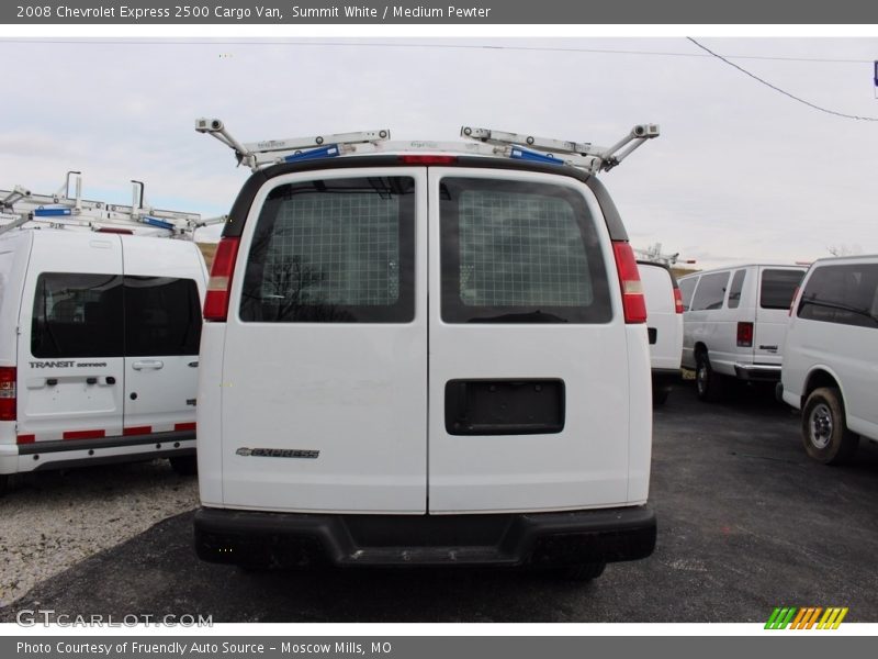 Summit White / Medium Pewter 2008 Chevrolet Express 2500 Cargo Van