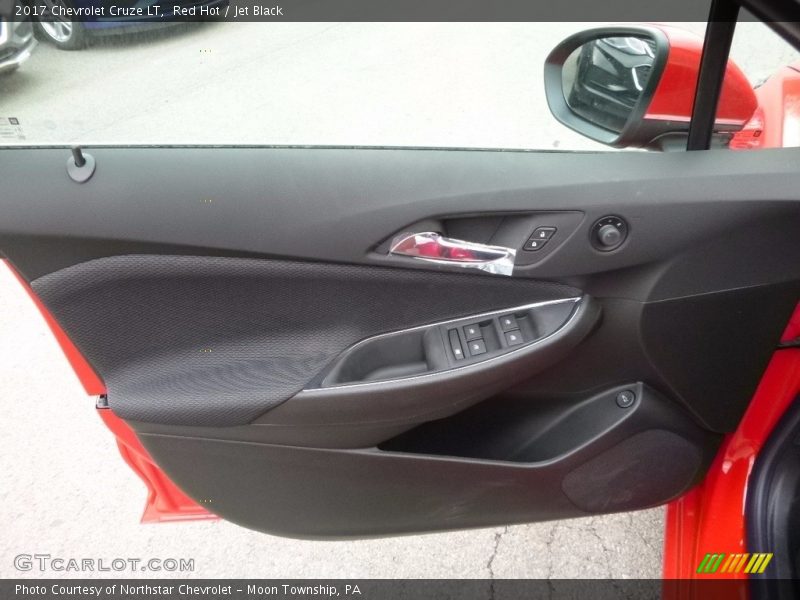 Red Hot / Jet Black 2017 Chevrolet Cruze LT
