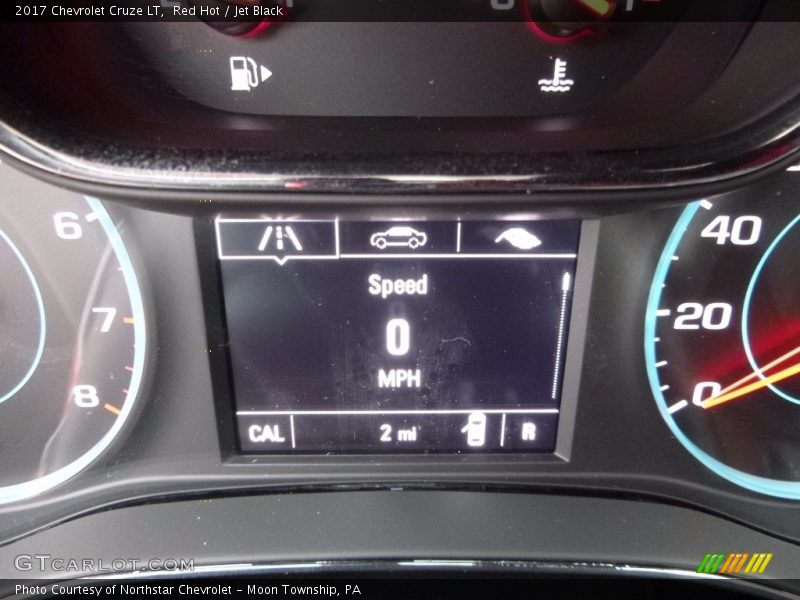 Red Hot / Jet Black 2017 Chevrolet Cruze LT