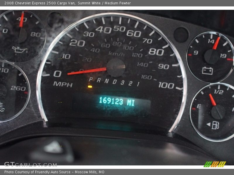 Summit White / Medium Pewter 2008 Chevrolet Express 2500 Cargo Van