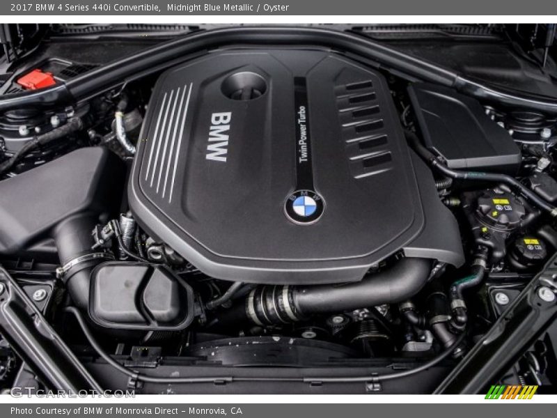  2017 4 Series 440i Convertible Engine - 3.0 Liter DI TwinPower Turbocharged DOHC 24-Valve VVT Inline 6 Cylinder