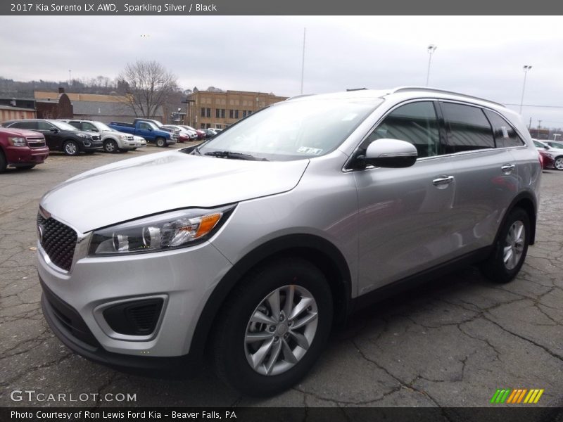 Sparkling Silver / Black 2017 Kia Sorento LX AWD