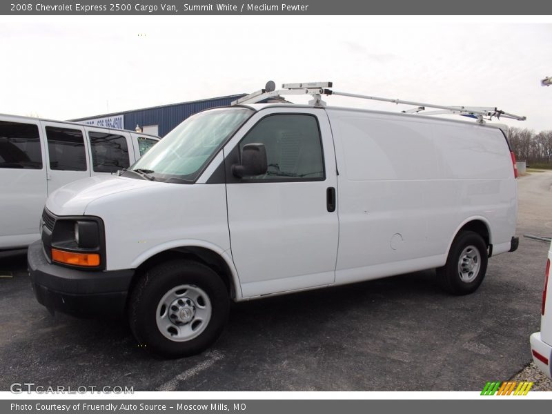Summit White / Medium Pewter 2008 Chevrolet Express 2500 Cargo Van
