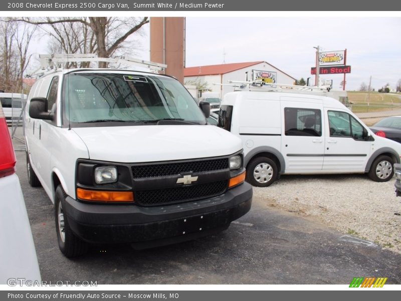 Summit White / Medium Pewter 2008 Chevrolet Express 2500 Cargo Van