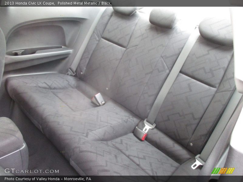 Polished Metal Metallic / Black 2013 Honda Civic LX Coupe