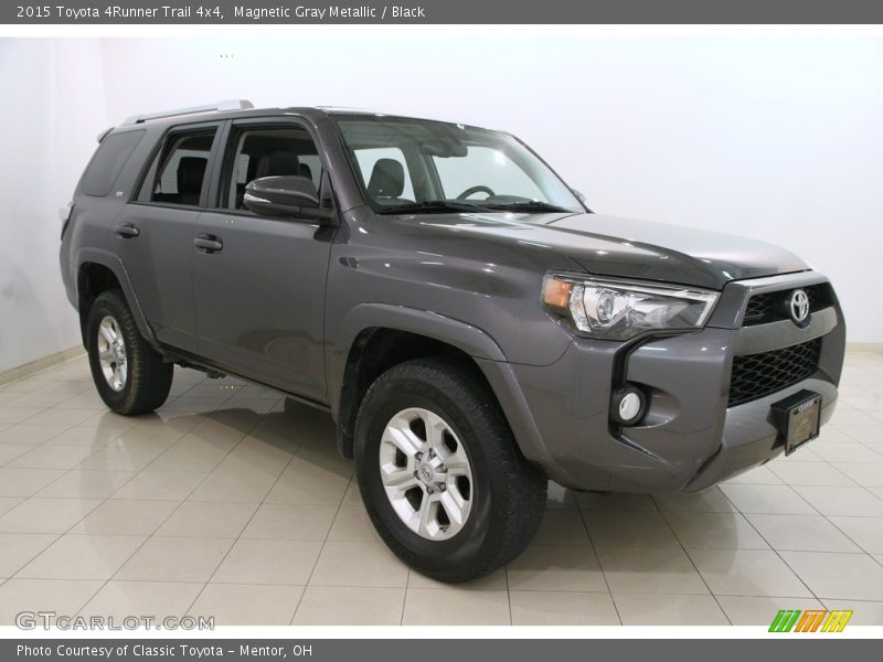 Magnetic Gray Metallic / Black 2015 Toyota 4Runner Trail 4x4