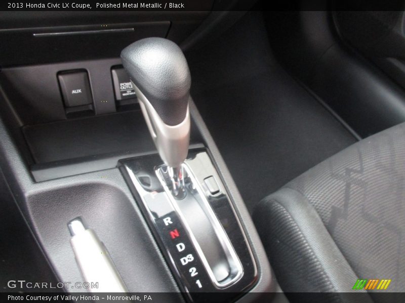 Polished Metal Metallic / Black 2013 Honda Civic LX Coupe