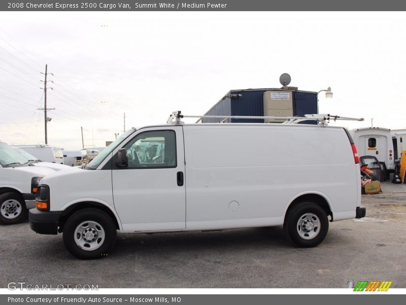 Summit White / Medium Pewter 2008 Chevrolet Express 2500 Cargo Van