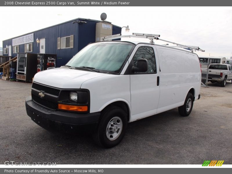 Summit White / Medium Pewter 2008 Chevrolet Express 2500 Cargo Van