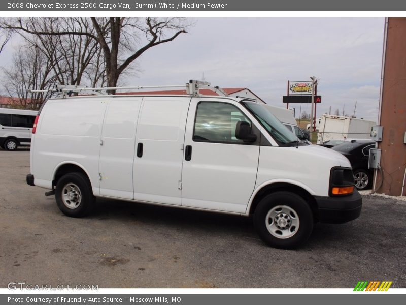Summit White / Medium Pewter 2008 Chevrolet Express 2500 Cargo Van