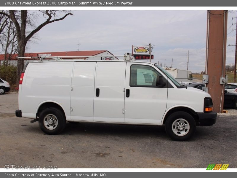 Summit White / Medium Pewter 2008 Chevrolet Express 2500 Cargo Van