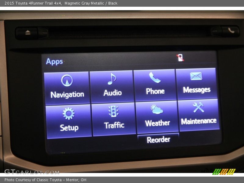 Magnetic Gray Metallic / Black 2015 Toyota 4Runner Trail 4x4