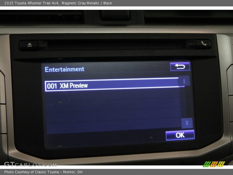 Magnetic Gray Metallic / Black 2015 Toyota 4Runner Trail 4x4