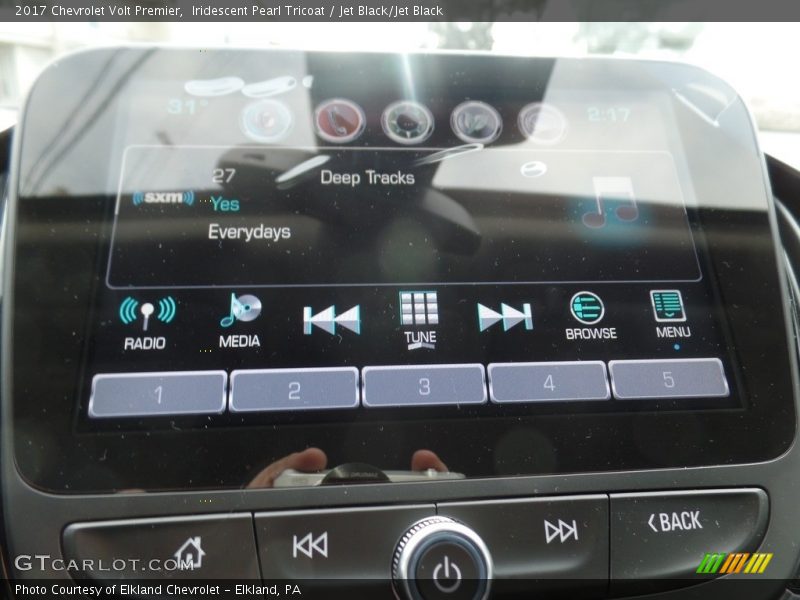 Iridescent Pearl Tricoat / Jet Black/Jet Black 2017 Chevrolet Volt Premier