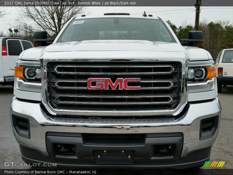 Summit White / Jet Black/Dark Ash 2017 GMC Sierra 2500HD Crew Cab 4x4