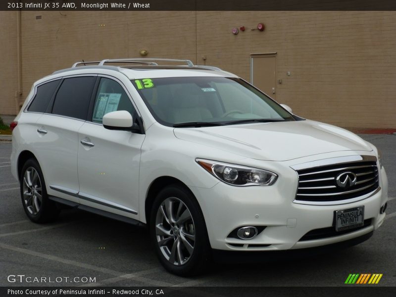 Moonlight White / Wheat 2013 Infiniti JX 35 AWD