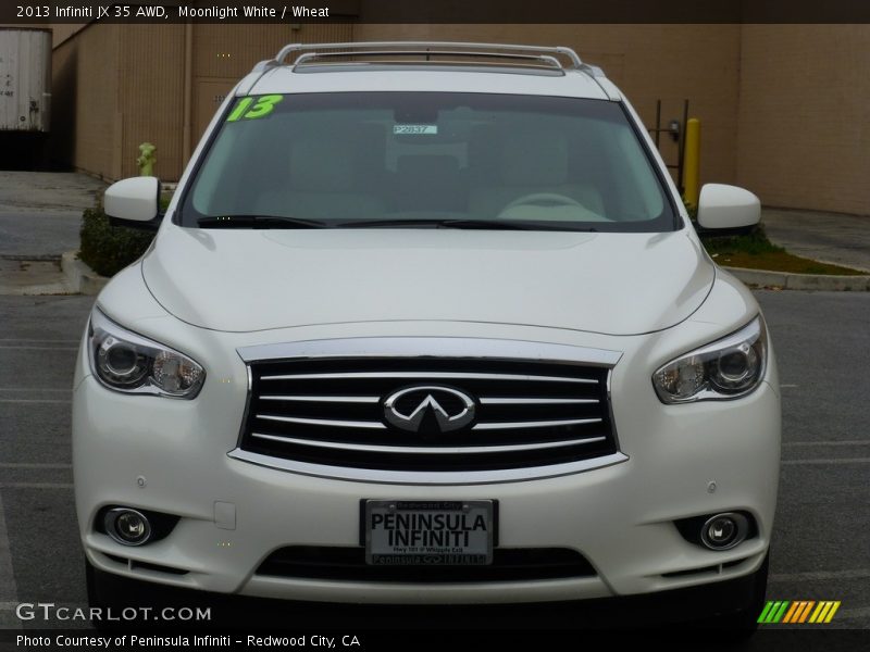 Moonlight White / Wheat 2013 Infiniti JX 35 AWD