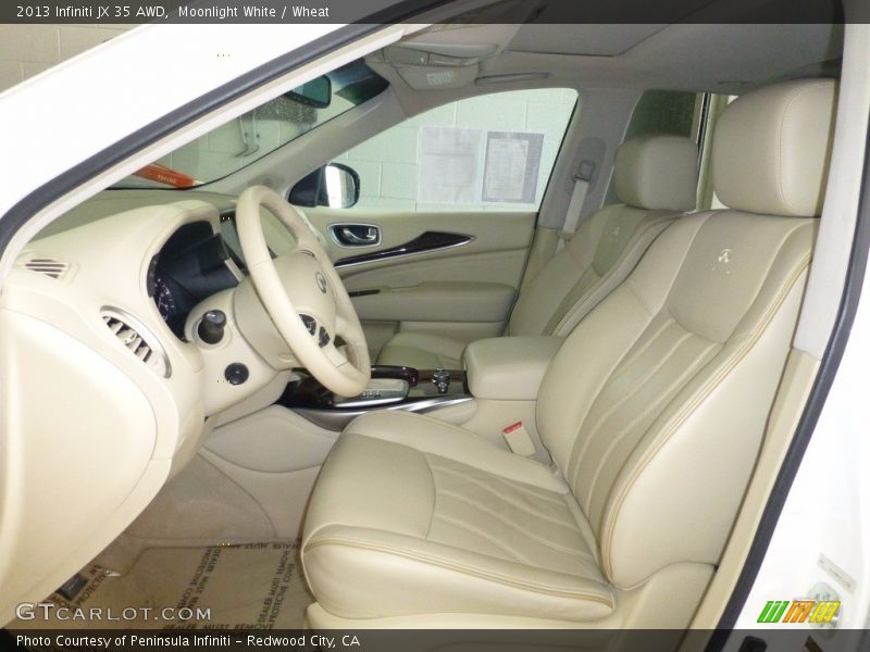 Moonlight White / Wheat 2013 Infiniti JX 35 AWD