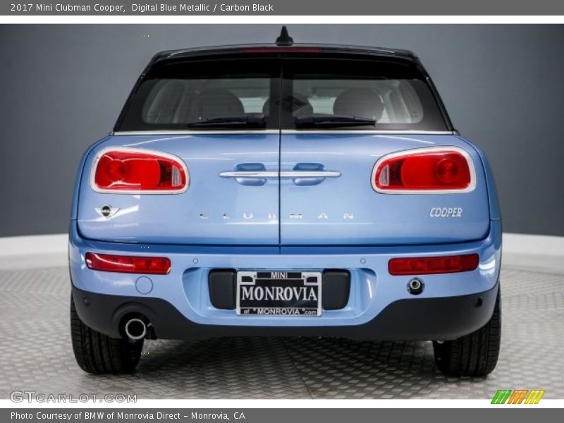 Digital Blue Metallic / Carbon Black 2017 Mini Clubman Cooper