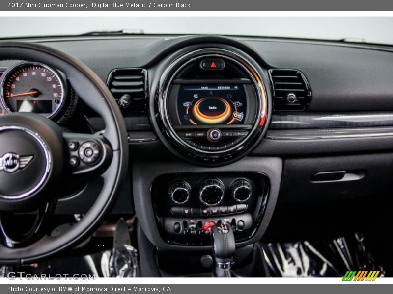 Digital Blue Metallic / Carbon Black 2017 Mini Clubman Cooper